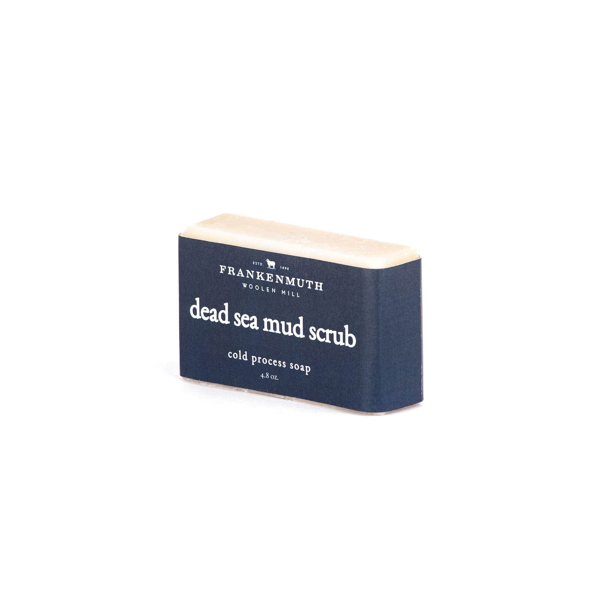 Dead Sea Mud Scrub soap on a white background
